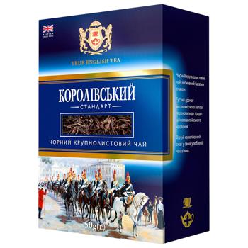 Чай чорний ТЕТ Королівський стандарт крупнолистовий 50г