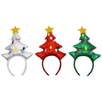 Actuel Christmas Tree Headband 21x35cm in assortment - buy, prices for Auchan - photo 1