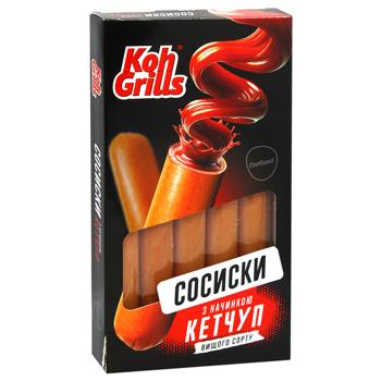 Koh Grills Globino Non-Casing High Grade Sausages with Ketchup 335g - buy, prices for MegaMarket - photo 2