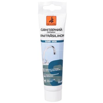 Dragon White Sanitary Silicone 100ml