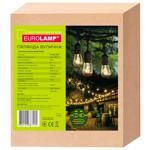 Eurolamp Outdoor Garland 10 Lamps 10m