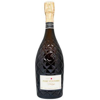 Вино игристое Pere Ventura Vintage Gran Reserva белое брют 12% 0,75л - купить, цены на WINETIME - фото 1