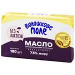 Масло Волошкове Поле Крестьянское сладкосливочное безлактозное 73% 180г