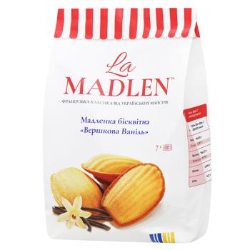 La Madlen Creamy Vanilla Biscuit Madlenka 140g - buy, prices for NOVUS - photo 1