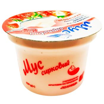 Agromol Curd Strawberry Mousse 7% 150g - buy, prices for - photo 1