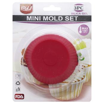 Silicone Muffin Mold 3pcs - buy, prices for Tavria V - photo 2