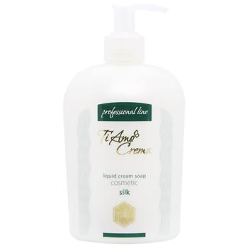 Ti Amo Silk Proteins Liquid Soap 450ml - buy, prices for MegaMarket - photo 1