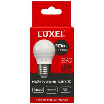 Лампа Luxel LED нейтральный свет 10Вт G45 E27 4000К 058-NЕ - купить, цены на ЕКО Маркет - фото 2