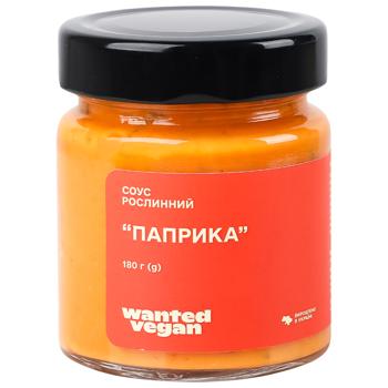 Соус рослинний Wanted Vegan Паприка 180г