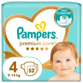 Підгузки Pampers Premium Care розмір 4 Maxi 9-14кг 52шт - купити, ціни на NOVUS - фото 2