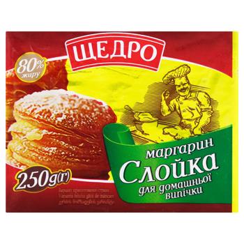 Shchedro Puff Pastry for Home Baking Margarine 80% 250g - buy, prices for EKO Market - photo 2