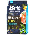 Brit Premium Sensitive Dry Food with Lamb and Rice for Dogs with Sensitive Digestion 3kg