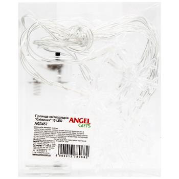 Гірлянда світлодіодна Angel Gifts Сніжинка 2м 10 LED - купити, ціни на - фото 2