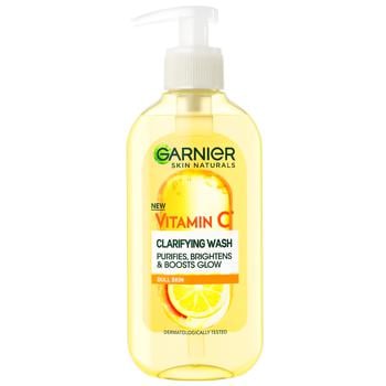 Garnier Skin Naturals Washing Gel with Vitamin C for Dull Facial Skin with Effect of Radiance and Even Tone 200ml - buy, prices for Auchan - photo 1