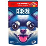 Myasna Myska Pieces in Sauce with Beef and Vegetables Dog Food 100g