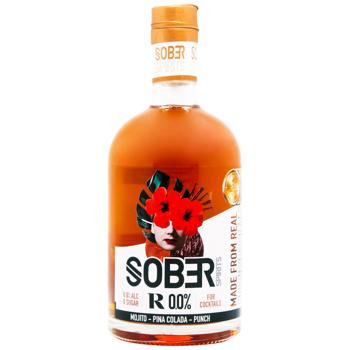 Напій Sober Spirits Rum б/а 0% 0,5л - купити, ціни на МегаМаркет - фото 1