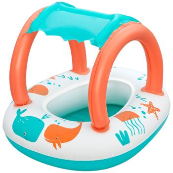 Човен Bestway надувний дитячий з дахом 84х67см - купити, ціни на Auchan - фото 1