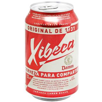Xibeca Damm Beer light 4.6% 0.33l - buy, prices for Auchan - photo 1