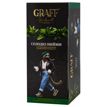 Чай зеленый Graff Osmanthus байховый 20шт*1,5г - купить, цены на МегаМаркет - фото 1