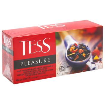Tess Pleasure black tea 25pcs*1.5g - buy, prices for Chudo Market - photo 8