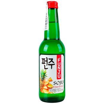 Funju Soju Pineapple Low-Alcohol Drink 15% 0.35l - buy, prices for Chudo Market - photo 1