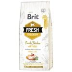 Корм сухой Brit Fresh Great Life с курицей и картофелем для взрослых собак всех пород 12кг