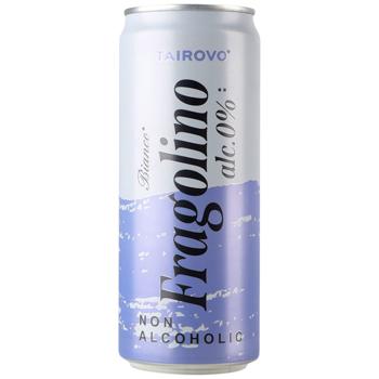 Напиток игристый Tairovo Fragolino Bianco безалкогольный 0,33л - купить, цены на Эпицентр FOOD - фото 1