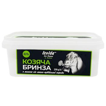 Сир Izolda Бринза козяча 45% 250г - купити, ціни на Таврія В - фото 1