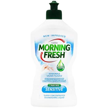 Morning Fresh Sensitive Concentrated Dishwashing Liquid 450ml - buy, prices for Auchan - photo 1