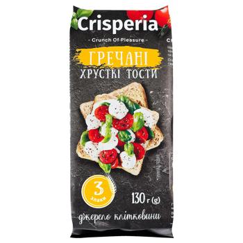 Crisperia Buckwheat Crispy Toasts 130g - buy, prices for NOVUS - photo 1