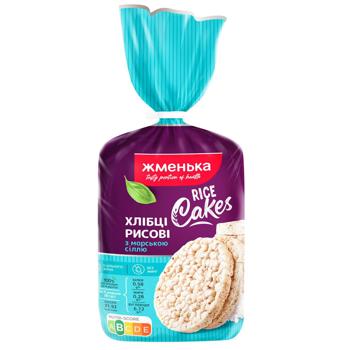 Zhmenka Rice Crispbread With Sea Salt 100g - buy, prices for Auchan - photo 2