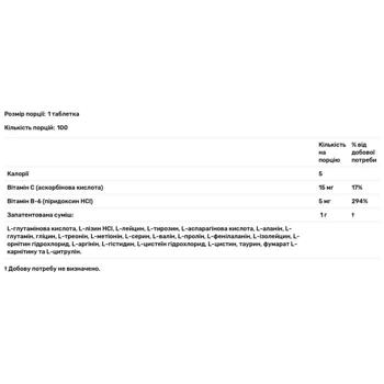 Source Naturals Amino Athlete 1000mg 100 tablets - buy, prices for Biotus - photo 2