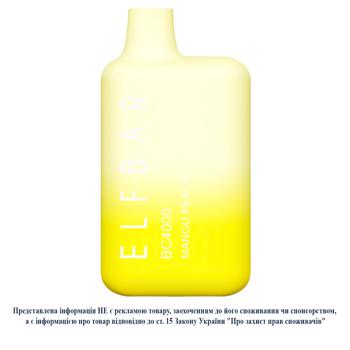 Электронная сигарета Elf Bar Mango Peach одноразовая 4000 5% 12,8мл - купить, цены на КОСМОС - фото 1