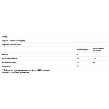 Волокно натуральное, Fiber, Nutricology, 250 г - купити, ціни на Біотус - фото 2