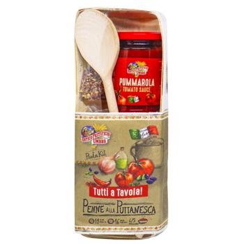 Tutti a Tavola! Penne Pasta 400g + Pummarola Sauce 280g + Puttanesca Spice Mix 30g Set - buy, prices for COSMOS - photo 3