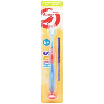 Зубная щетка Auchan Kids мякая 6+ - купить, цены на - фото 2