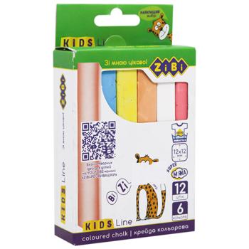 Крейда кольорова ZiBi 10шт - купити, ціни на МегаМаркет - фото 2
