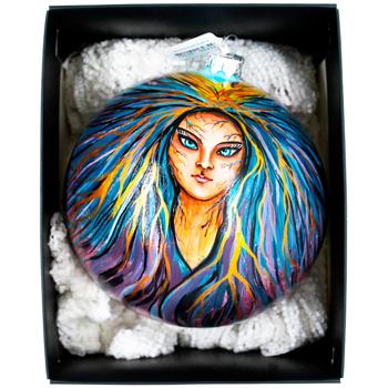 Шар ёлочный Різдвяні Історії Конотопская ведьма 12см - купить, цены на WINETIME - фото 2