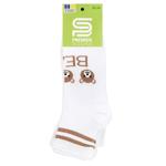 Набір шкарпеток дитячих Premier Socks Ведмедики середні р.22-24 білий 5 пар
