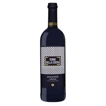 Вино Terre Della Costa Sangiovese красное сухое 11,5% 0,75л - купить, цены на NOVUS - фото 1