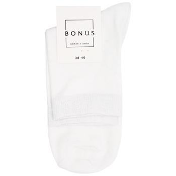 Шкарпетки Bonus жіночі демі 3541 р.23-25 білий - купити, ціни на Ідеал - фото 1