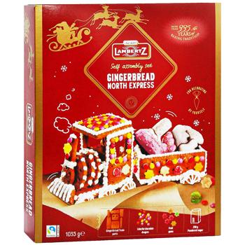 Набір солодощів новорічний Lambertz Пряничний поїзд 1035г - купити, ціни на METRO - фото 3