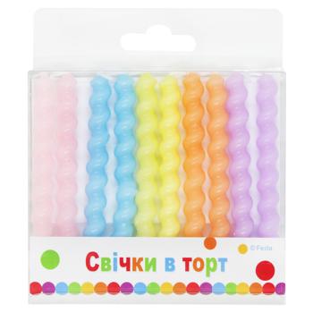 Party Favors Decorative Cake Candles 8cm 10pcs