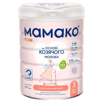 Смесь молочная сухая Мамако Премиум 3 12+ 800г