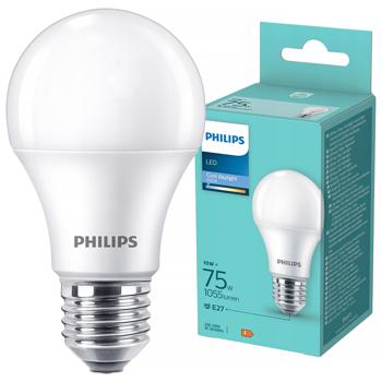 Лампа Philips LED 75W A60 E27 6500К CDLFRND 1PF/6DISC - купити, ціни на КОСМОС - фото 1