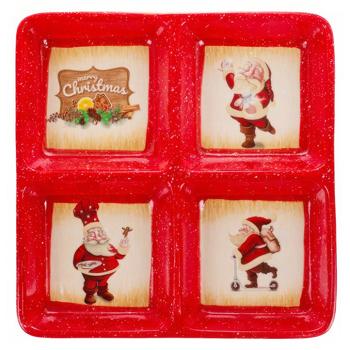 Lefard Santa Snack Dish 18*18*3cm - buy, prices for MegaMarket - photo 1