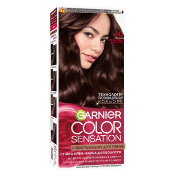 Краска для волос Garnier Color Sensation 4.12 Перламутровый каштан