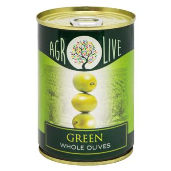 Agrolive Whole Green Olives Can 292ml - buy, prices for Chudo Market - photo 1
