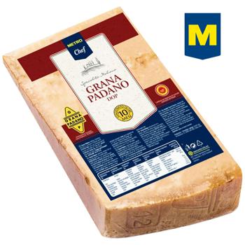 Сыр Metro Chef Grana Padano 10 месяцев выдержки 32% - купить, цены на  - фото 1
