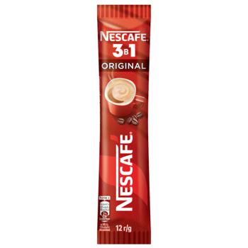 Напиток кофейный NESCAFÉ® 3-в-1 Original растворимый в стиках 12г х 24шт - купить, цены на METRO - фото 1